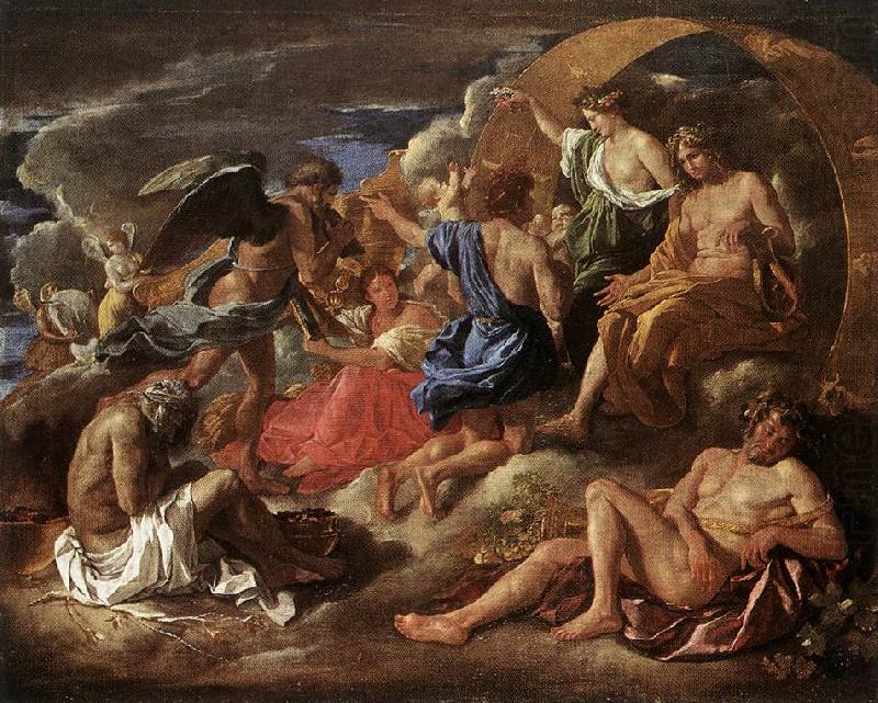POUSSIN, Nicolas Helios and Phaeton with Saturn and the Four Seasons sf china oil painting image